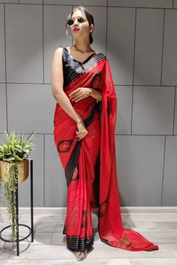 Kitkat By At Fancy Georgette Satin Saree Collection